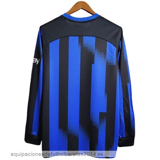 Nuevo Tailandia 1ª Manga Larga Inter Milan 23/24 Azul Baratas